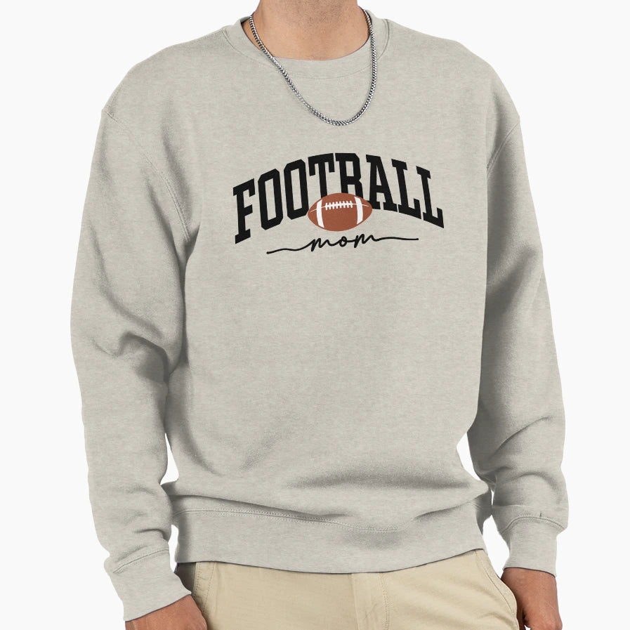Football Mom Sports Mom Sweatshirt - Aesthetic Graphic Unisex - T-Shirt, Sweatshirt, Hoodie