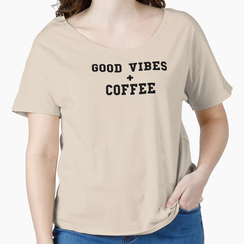 Good vibes coffee by bainermarket - Adult & Kids T-Shirts, Sweatshirts & Hoodies apparel design preview 1