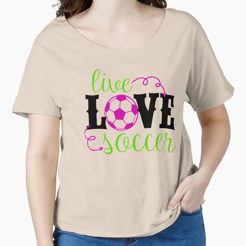 Live Love Soccer T-Shirt - Streetwear Style Men Women - T-Shirt, Sweatshirt, Hoodie
