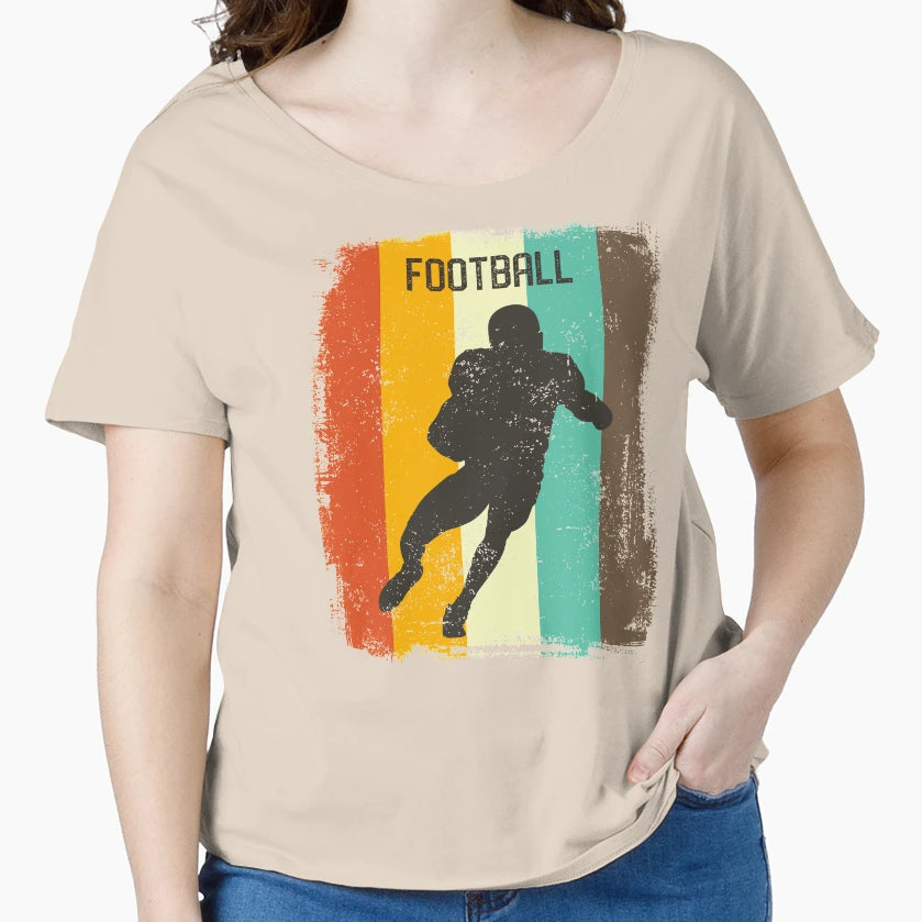 Football 70S Gridiron Gift T-Shirt - Novelty Apparel Unisex - T-Shirt, Sweatshirt, Hoodie