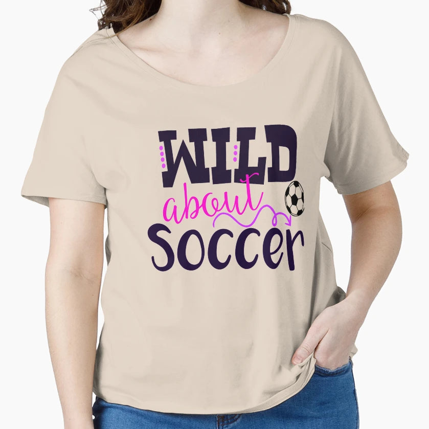 Wild About Soccer T-Shirt - Graphic Print for Adults - T-Shirt, Sweatshirt, Hoodie