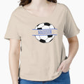 Madison Name Personalized Soccer Ball T-Shirt - Custom Art Print Men Women - T-Shirt, Sweatshirt, Hoodie