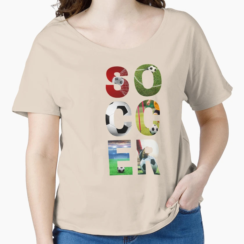 Soccer Colorful Sports T-Shirt - Graphic Print Men Women - T-Shirt, Sweatshirt, Hoodie