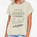 Proud Grandpa Football Player T-Shirt - Trendy Graphic Unisex - T-Shirt, Sweatshirt, Hoodie