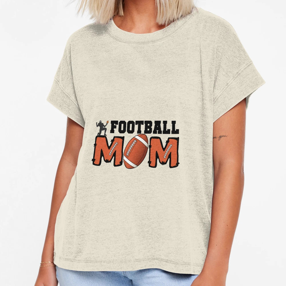 Football Mom T-Shirt - Custom Art Print Men Women - T-Shirt, Sweatshirt, Hoodie