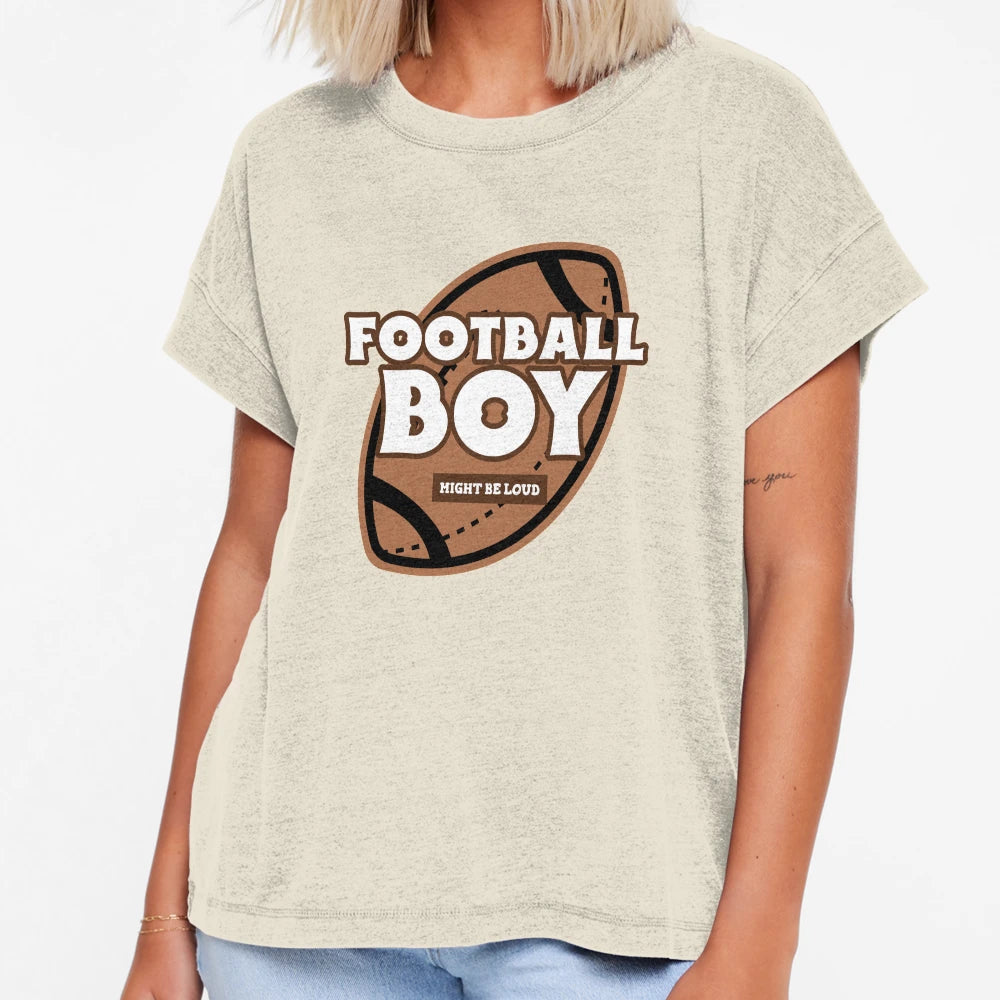 Football Might Be Loud Art All T-Shirt - Casual Everyday Wear Unisex - T-Shirt, Sweatshirt, Hoodie