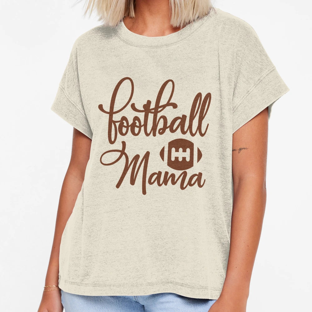 Football Mama T-Shirt - Aesthetic Graphic for Adults - T-Shirt, Sweatshirt, Hoodie