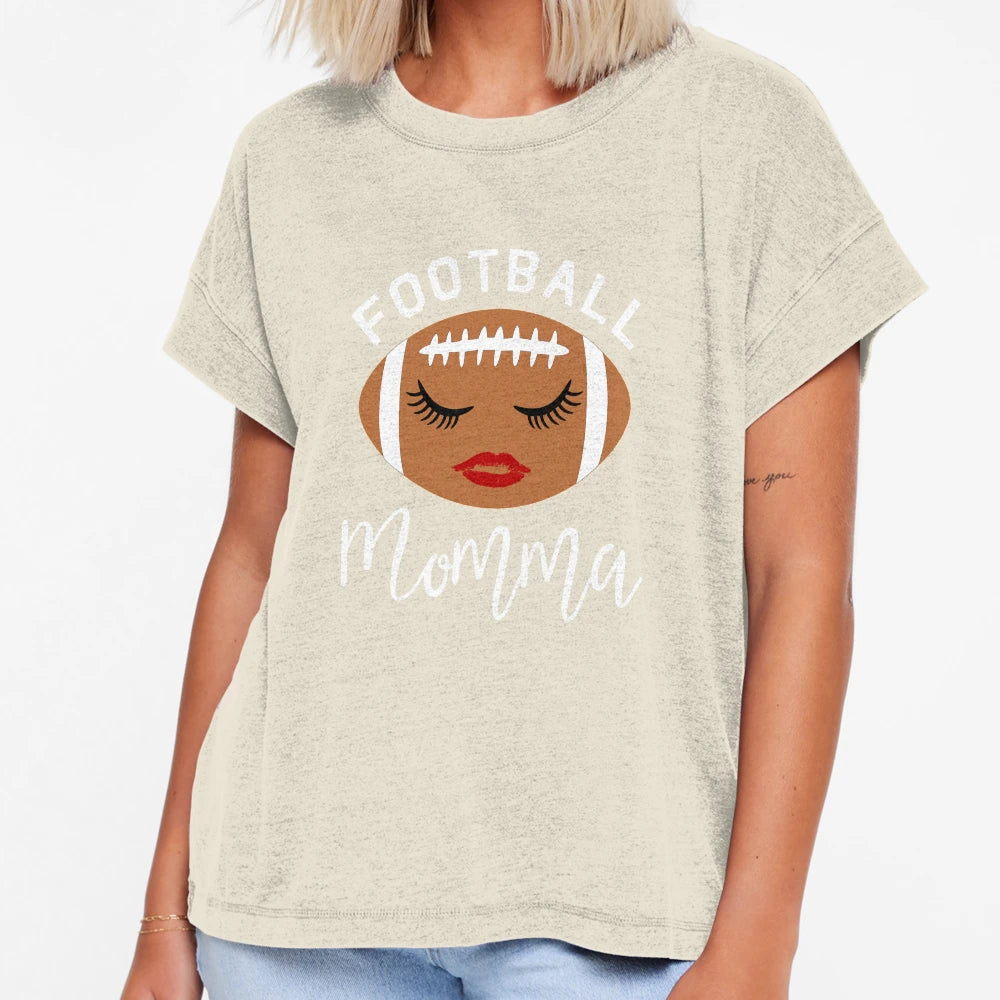 Funny Football Momma Moms T-Shirt - Novelty Apparel Men Women - T-Shirt, Sweatshirt, Hoodie