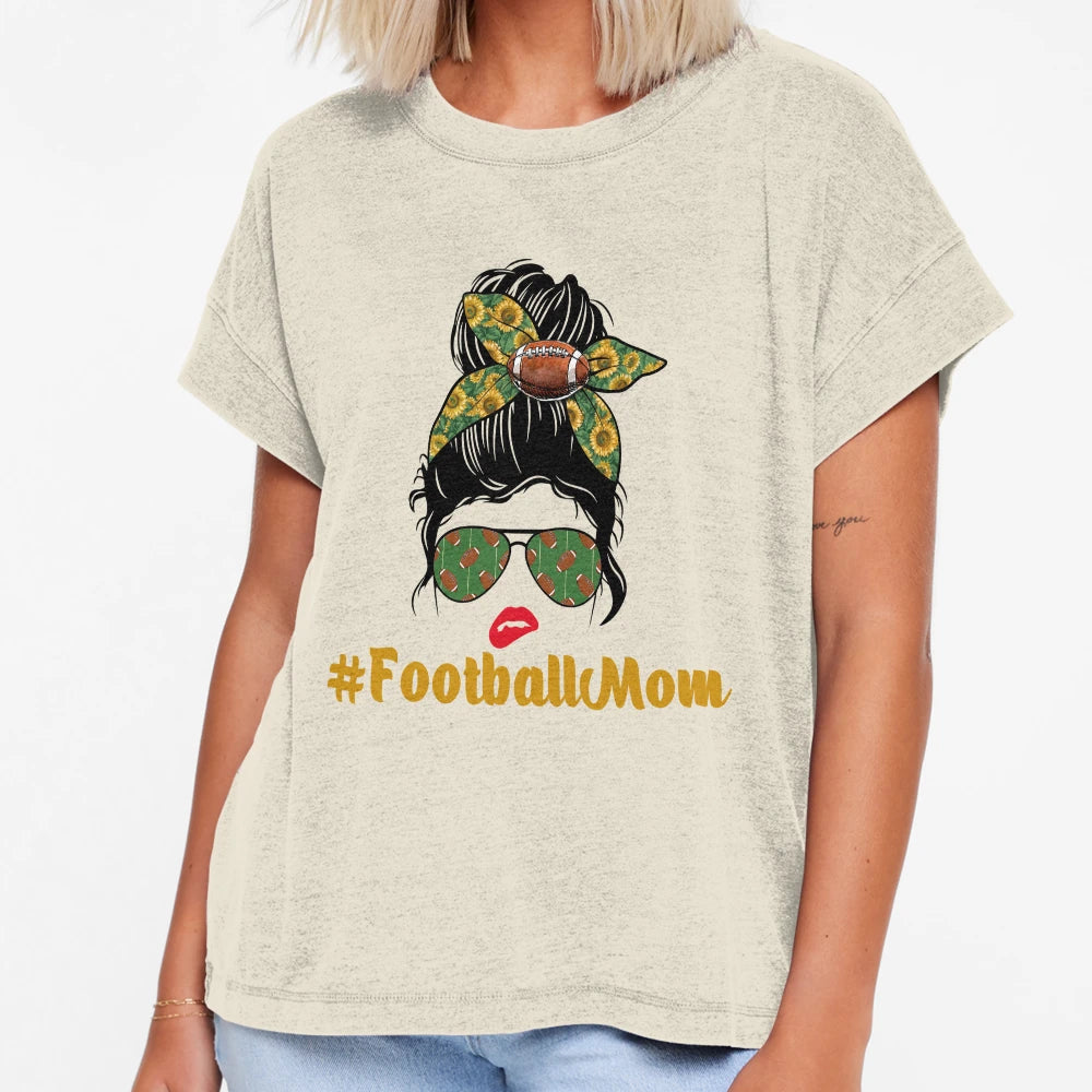Football Mom Game Day Game Day Vibes T-Shirt - Aesthetic Graphic for Adults - T-Shirt, Sweatshirt, Hoodie