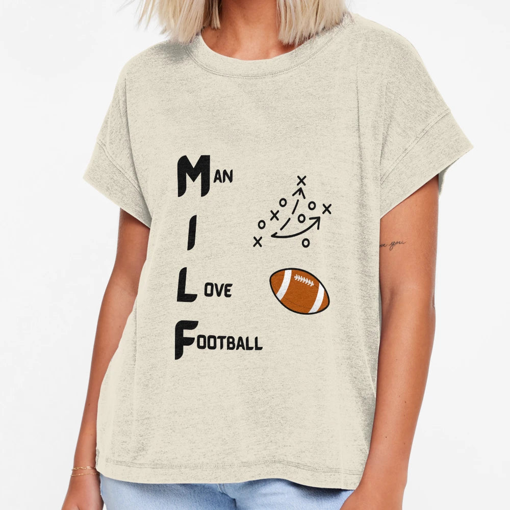I Love Football T-Shirt - Fun Novelty Design for Adults - T-Shirt, Sweatshirt, Hoodie