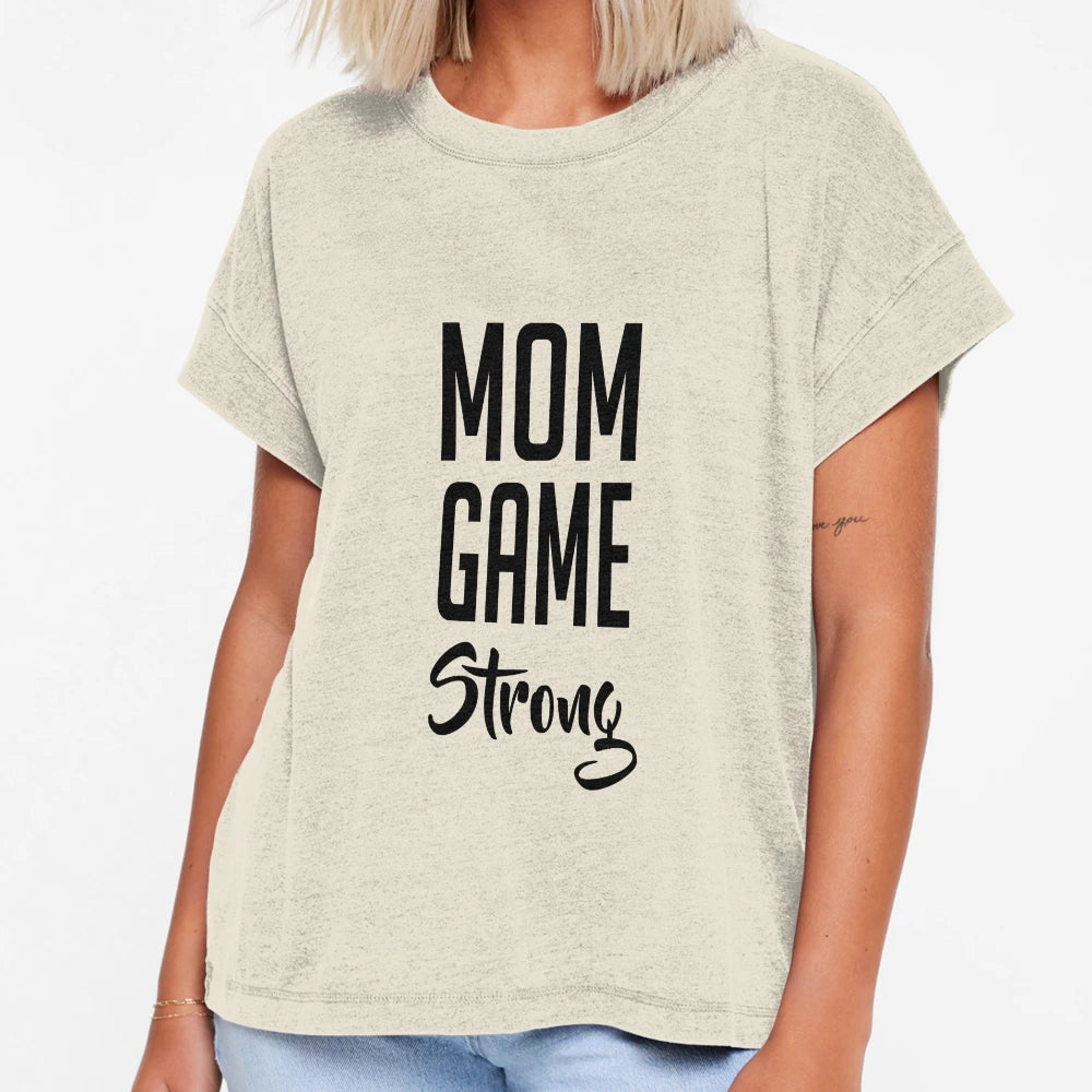 Mom Game Strong T-Shirt - Graphic Print for Adults - T-Shirt, Sweatshirt, Hoodie