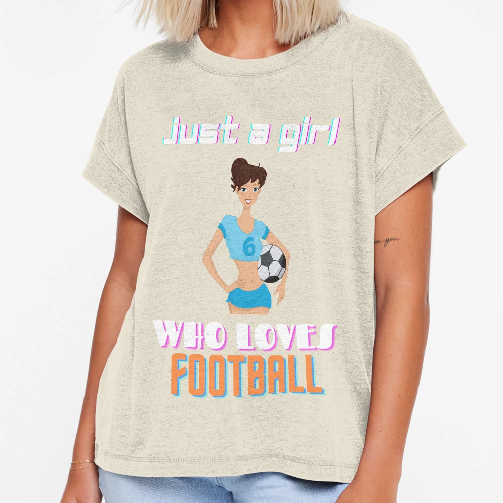 Just Who Loves Football Gifts T-Shirt - Unique Graphic for Adults - T-Shirt, Sweatshirt, Hoodie