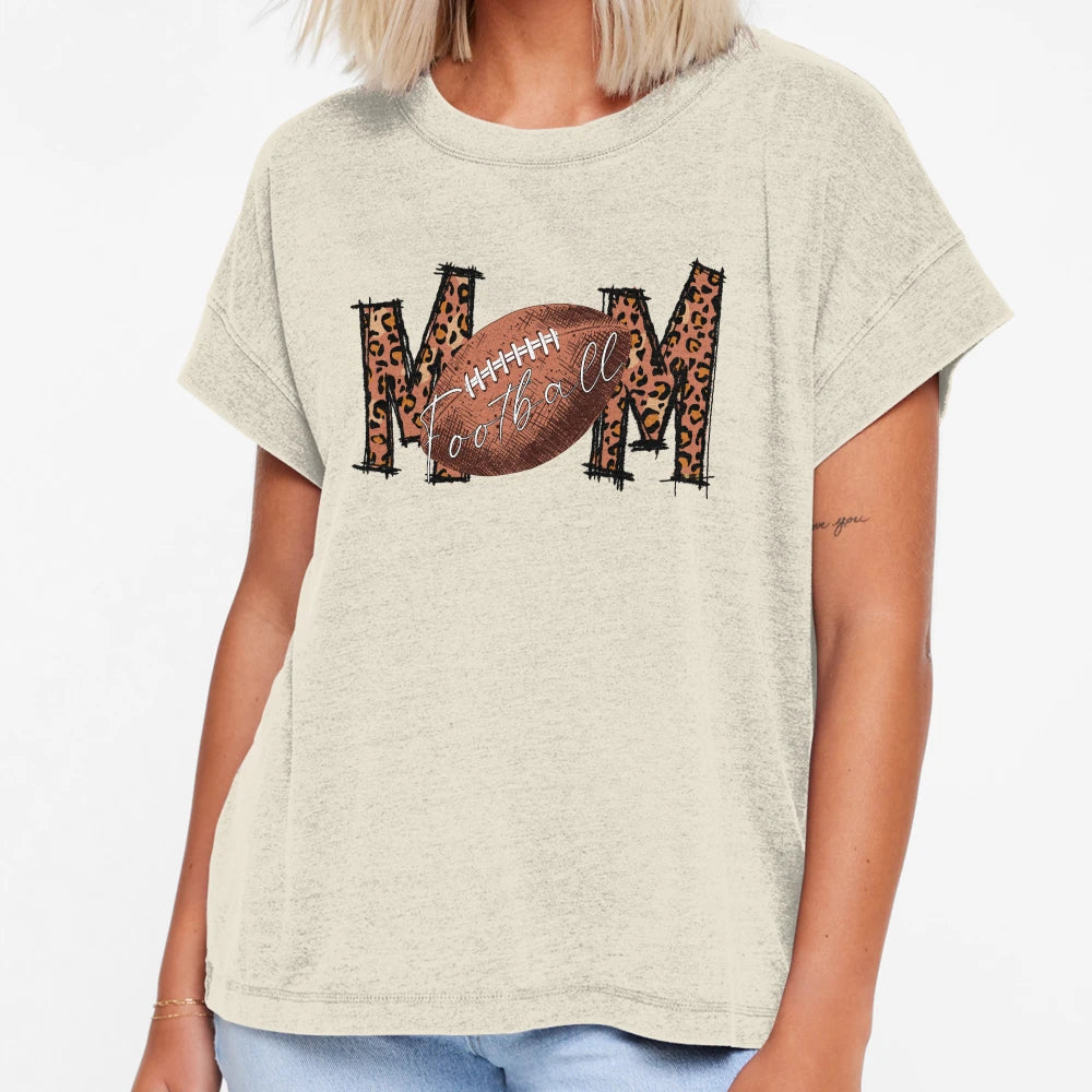Football Mom T-Shirt - Aesthetic Graphic for Adults - T-Shirt, Sweatshirt, Hoodie