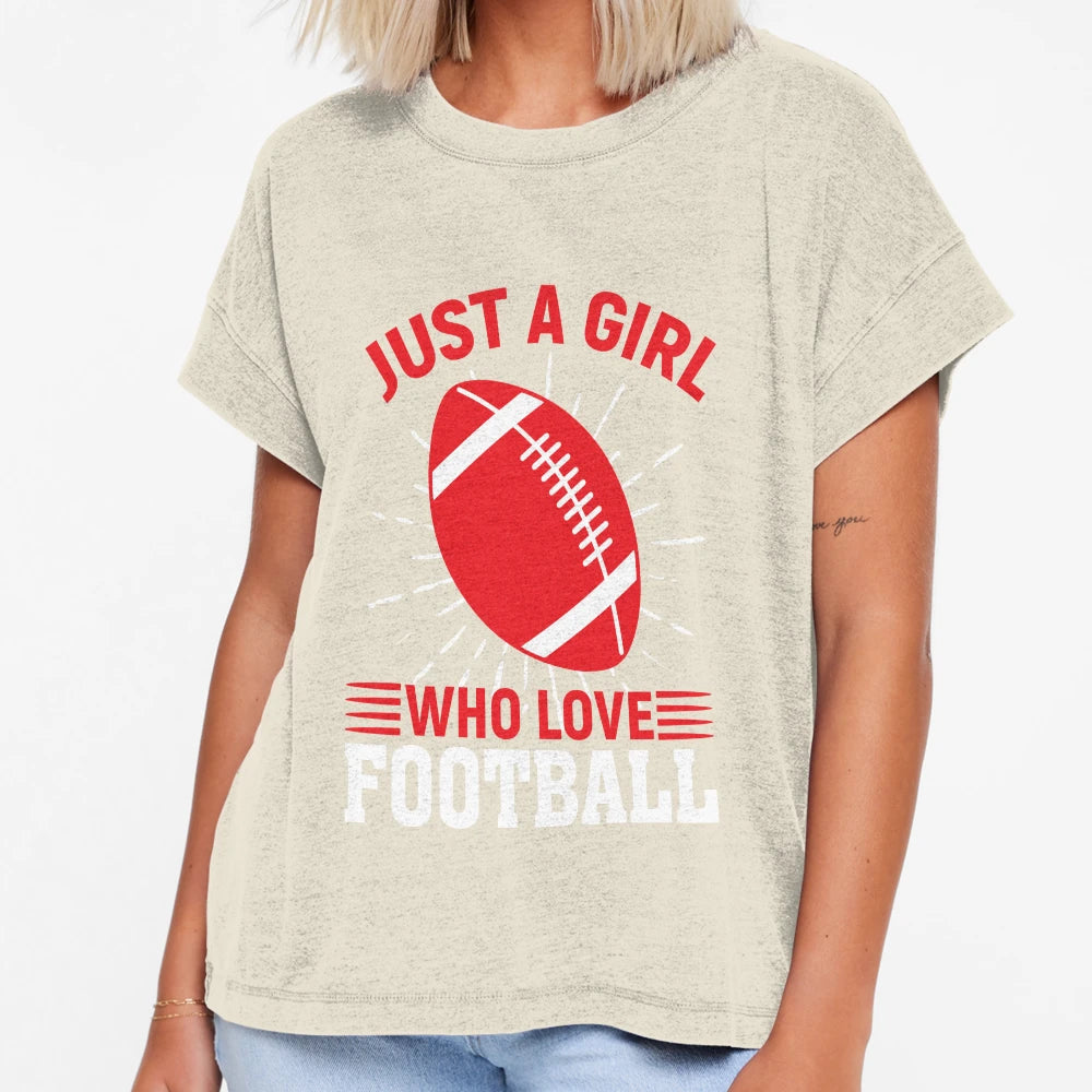Just Who Love Football T-Shirt - Trendy Graphic Men Women - T-Shirt, Sweatshirt, Hoodie