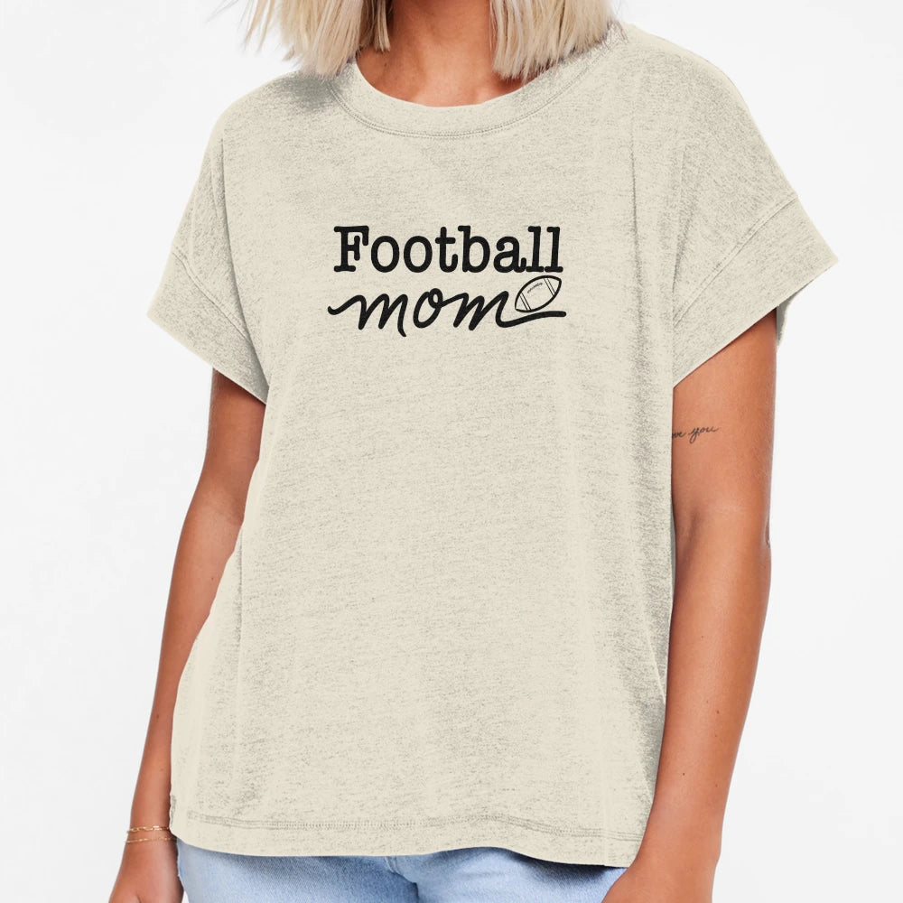 Football Mom T-Shirt - Minimalist Print Unisex - T-Shirt, Sweatshirt, Hoodie