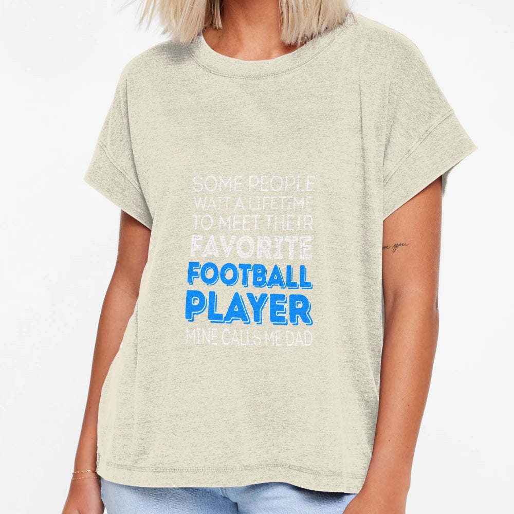 Fans Meet Favorite Football Player T-Shirt - Minimalist Print for Adults - T-Shirt, Sweatshirt, Hoodie