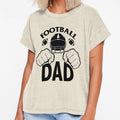 Football Dad Football Fathers Day Gift T-Shirt - Minimalist Print Men Women - T-Shirt, Sweatshirt, Hoodie