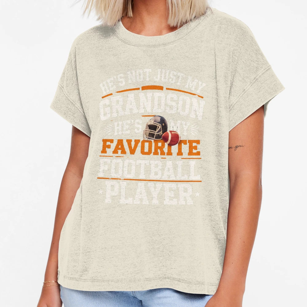 Hes Not Just My Grandson Hes My T-Shirt - Graphic Print for Adults - T-Shirt, Sweatshirt, Hoodie