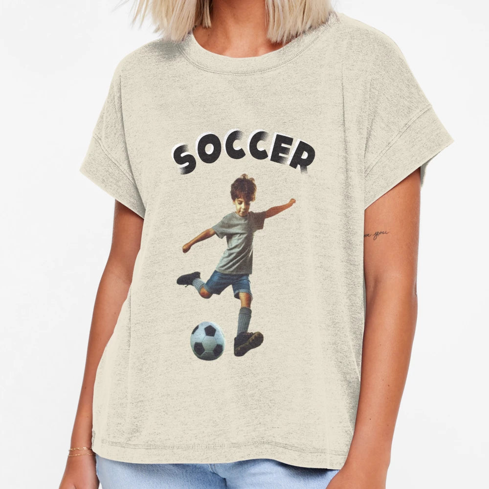 Soccer T-Shirt - Aesthetic Graphic for Adults - T-Shirt, Sweatshirt, Hoodie