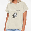 Soccer Sisters Womens Football T-Shirt - Aesthetic Graphic for Adults - T-Shirt, Sweatshirt, Hoodie