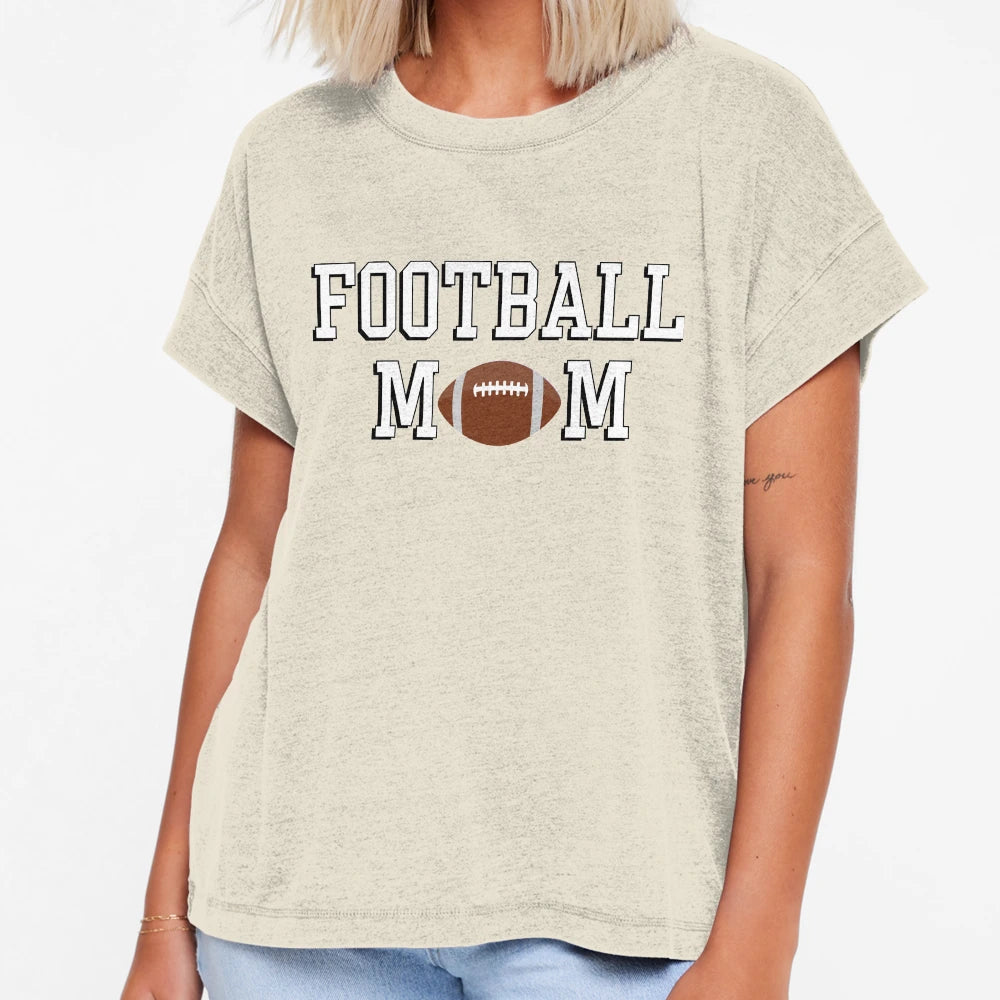 Football Mom T-Shirt - Custom Art Print for Adults - T-Shirt, Sweatshirt, Hoodie