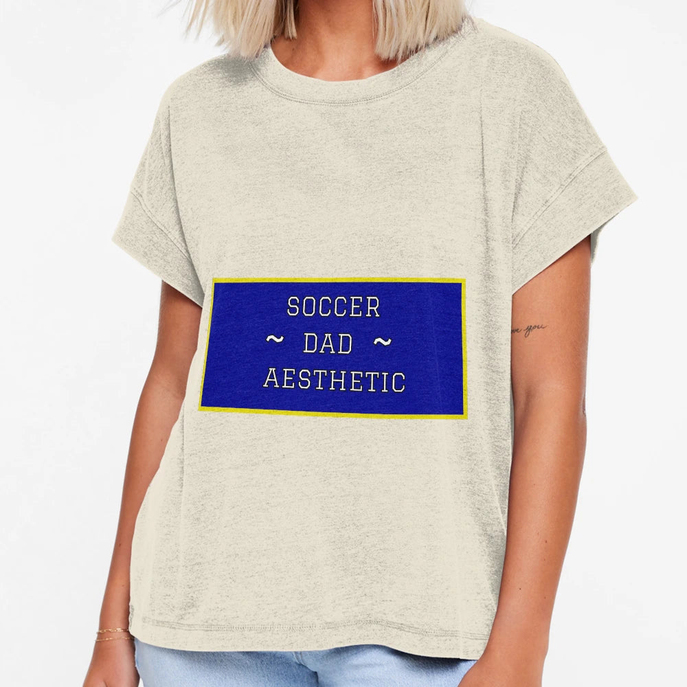 Soccer Dad Aesthetic T-Shirt - Trendy Graphic Unisex - T-Shirt, Sweatshirt, Hoodie