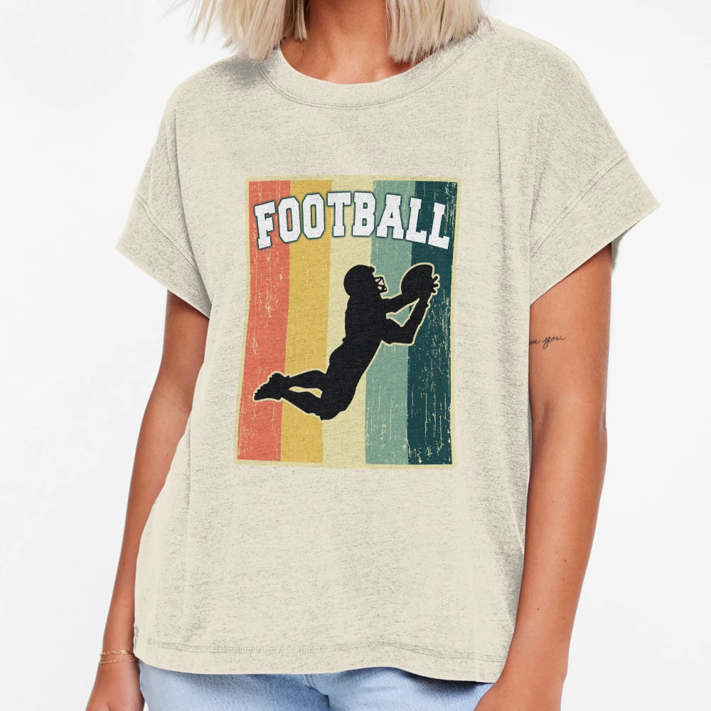 Old School Football T-Shirt - Minimalist Print Men Women - T-Shirt, Sweatshirt, Hoodie