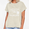Classy Until Kickoff Funny Football T-Shirt - Trendy Graphic Unisex - T-Shirt, Sweatshirt, Hoodie