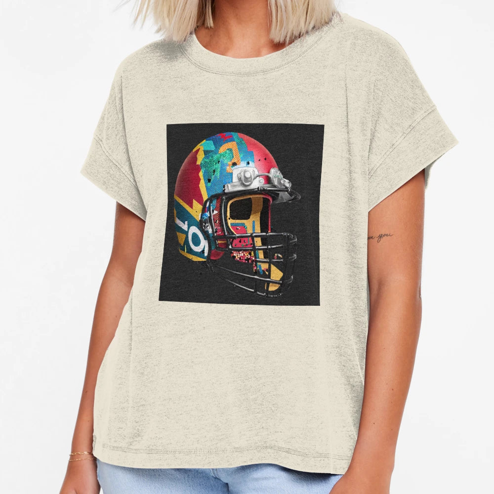 American Football Helmet T-Shirt - Fun Novelty Design Men Women - T-Shirt, Sweatshirt, Hoodie