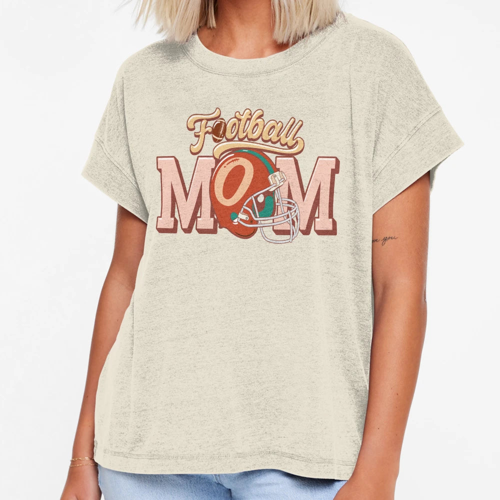 Football Mom T-Shirt - Aesthetic Graphic Men Women - T-Shirt, Sweatshirt, Hoodie