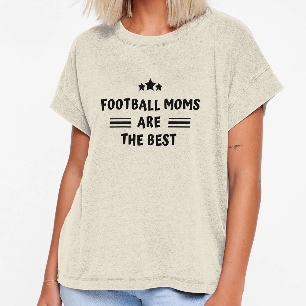 Football Moms Are Best T-Shirt - Custom Art Print Unisex - T-Shirt, Sweatshirt, Hoodie