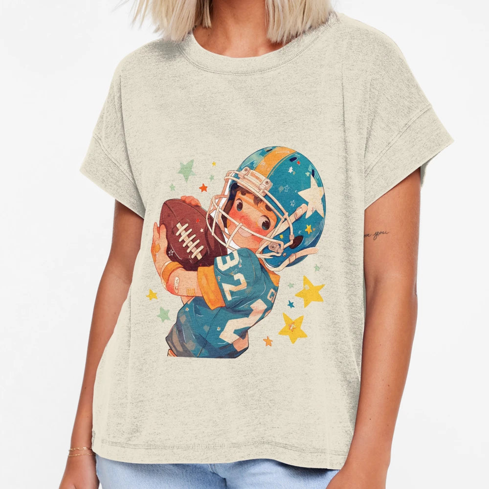 Football T-Shirt - Aesthetic Graphic for Adults - T-Shirt, Sweatshirt, Hoodie