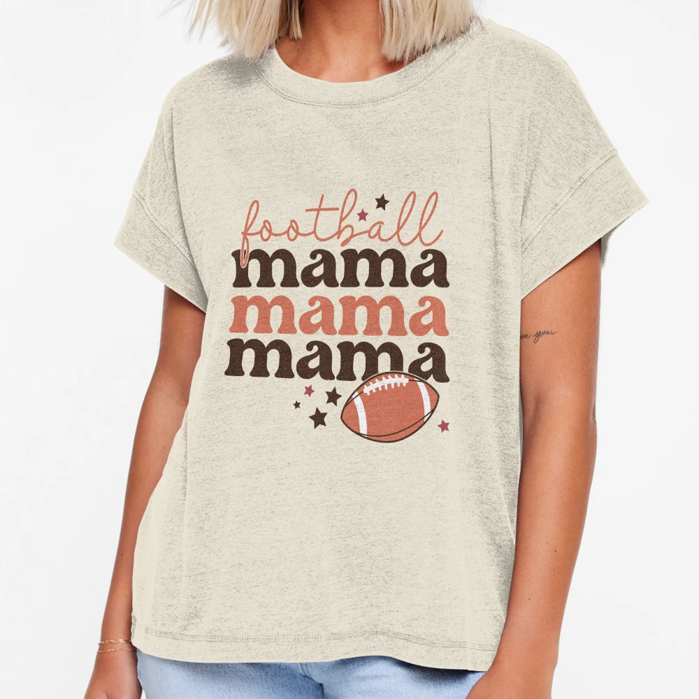 Football Mama T-Shirt - Trendy Graphic for Adults - T-Shirt, Sweatshirt, Hoodie