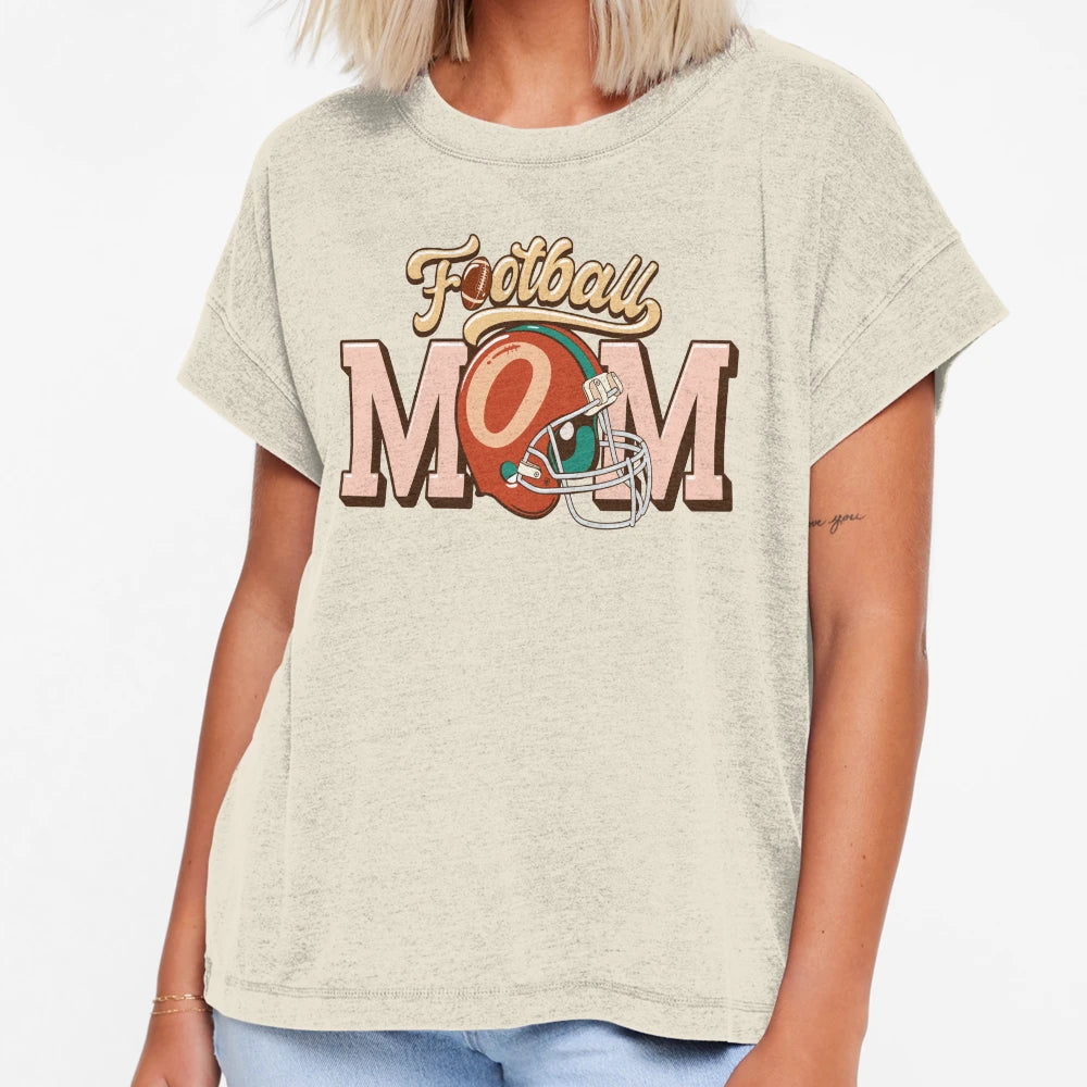 Football Mom T-Shirt - Graphic Print Unisex - T-Shirt, Sweatshirt, Hoodie