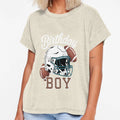 Birthday Football Birthday Party Toddlers T-Shirt - Minimalist Print Unisex - T-Shirt, Sweatshirt, Hoodie