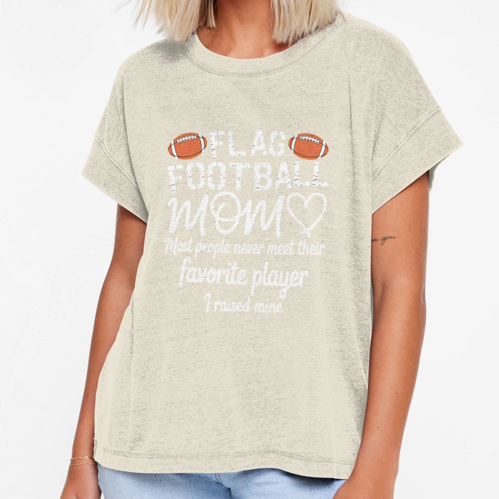 Football Flag Football Players T-Shirt - Custom Art Print for Adults - T-Shirt, Sweatshirt, Hoodie