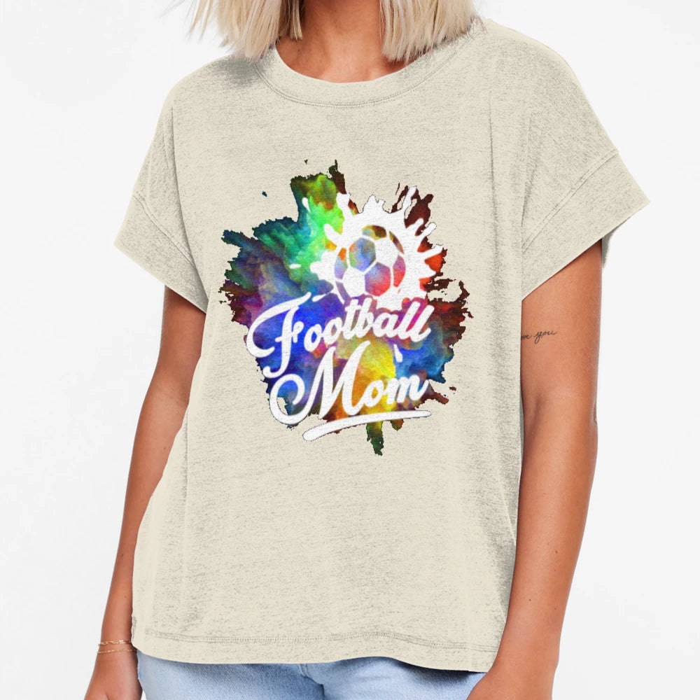 Football Mom T-Shirt - Aesthetic Graphic Men Women - T-Shirt, Sweatshirt, Hoodie