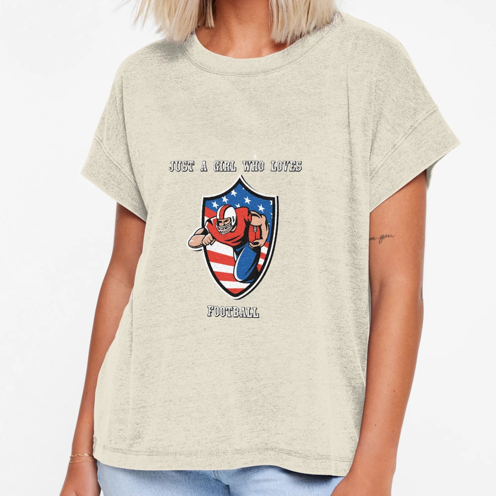 Just Who Loves Football T-Shirt - Aesthetic Graphic Men Women - T-Shirt, Sweatshirt, Hoodie
