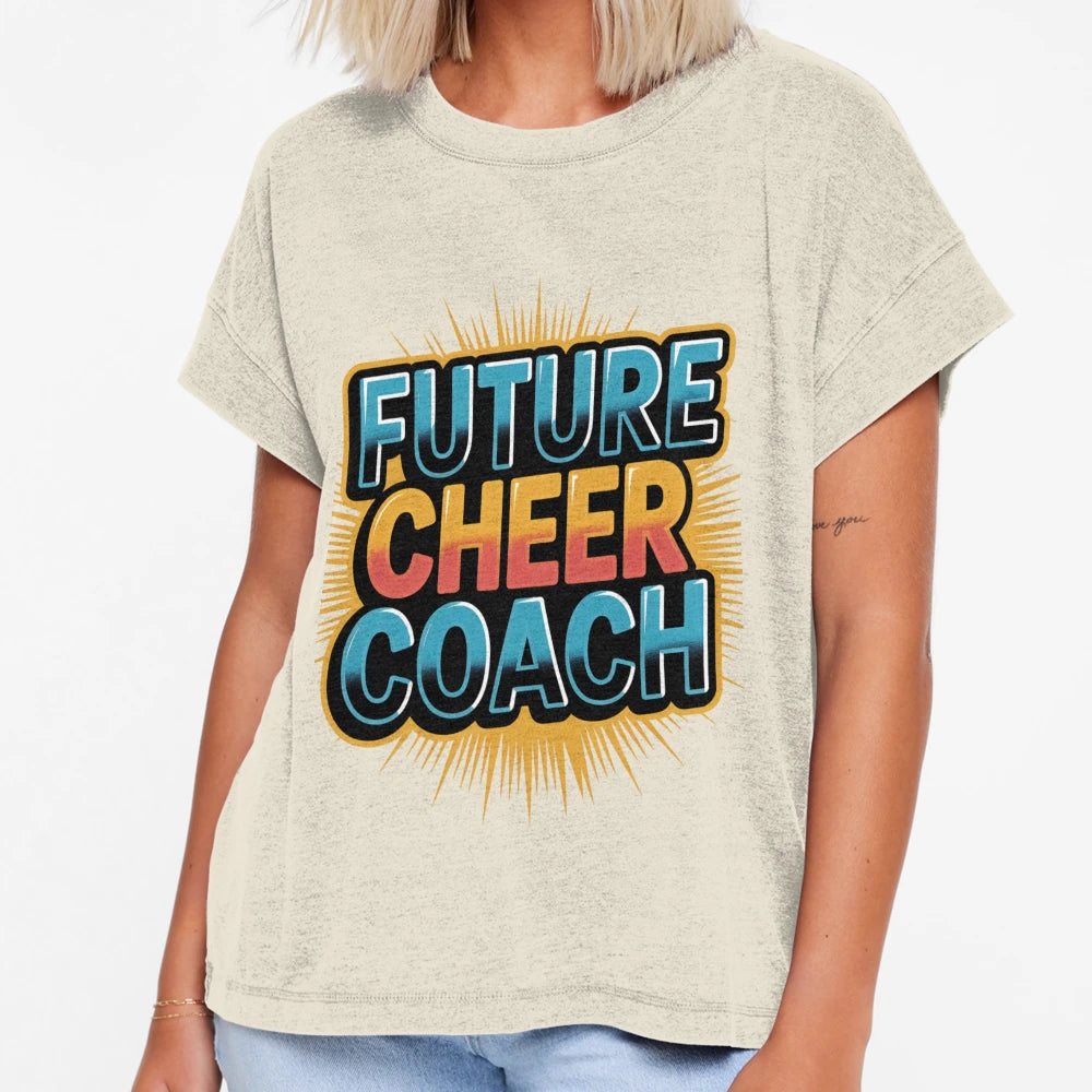 Future Cheer Coach T-Shirt - Minimalist Print Unisex - T-Shirt, Sweatshirt, Hoodie