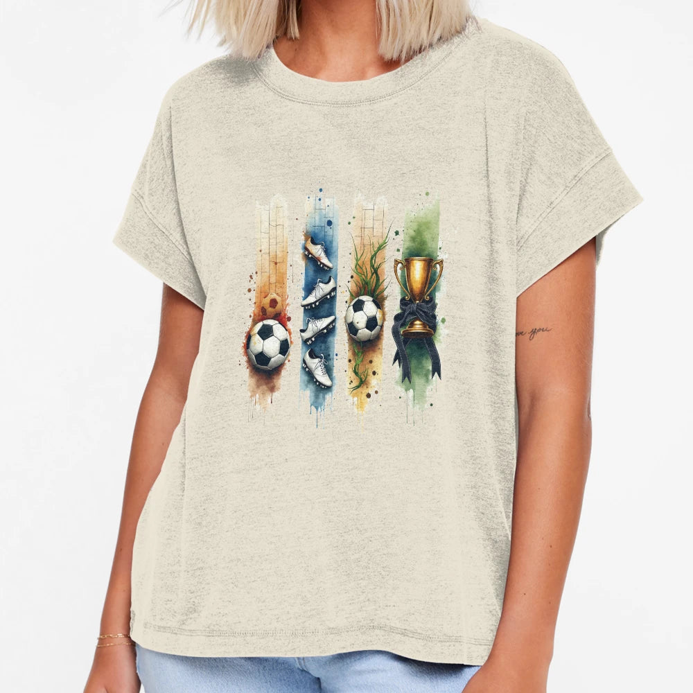 Soccer T-Shirt - Minimalist Print Men Women - T-Shirt, Sweatshirt, Hoodie