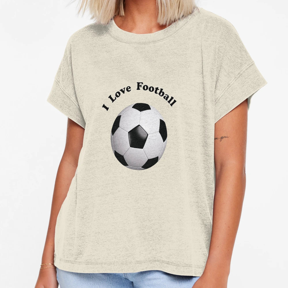 I Love Football T-Shirt - Streetwear Style Unisex - T-Shirt, Sweatshirt, Hoodie