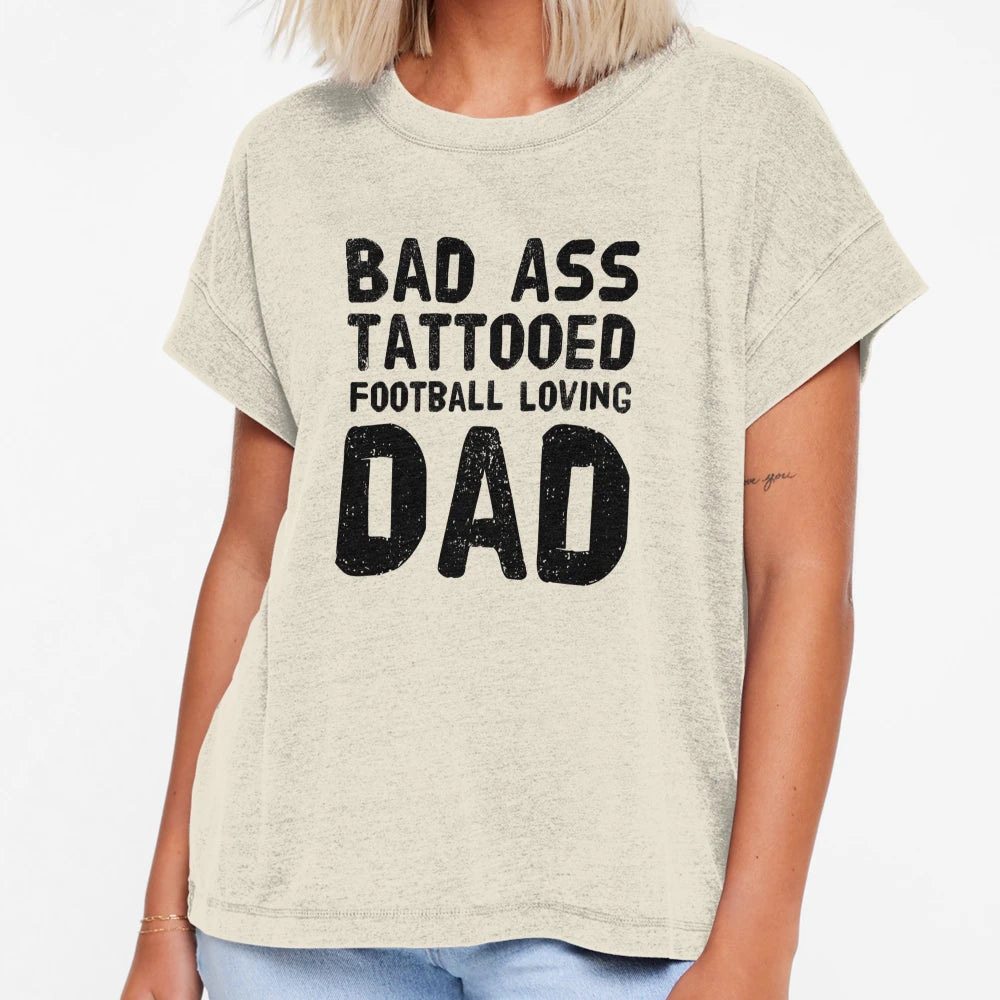 Bad Ass Tattooed Football Loving T-Shirt - Casual Everyday Wear for Adults - T-Shirt, Sweatshirt, Hoodie