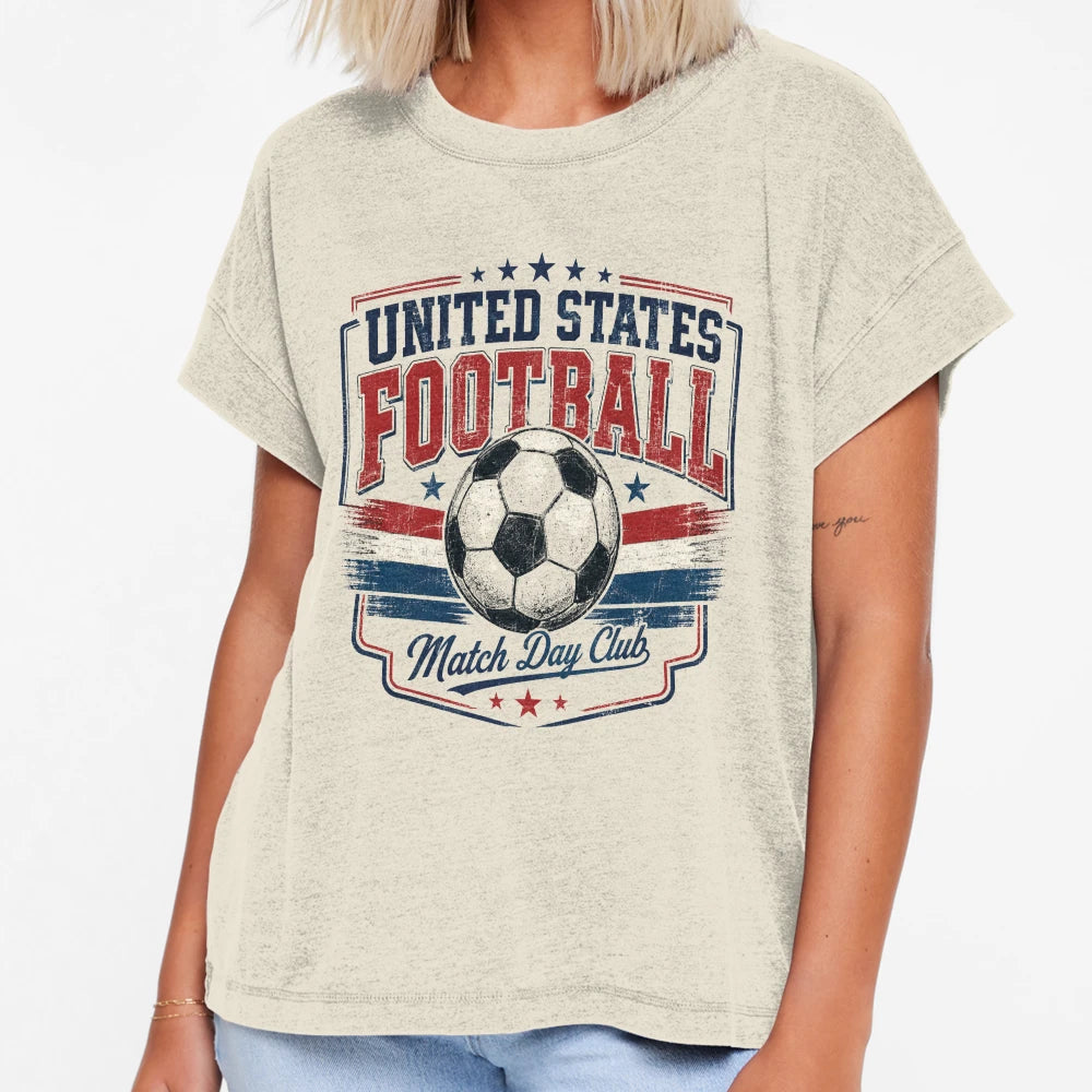 United States Football Match Day Club T-Shirt - Graphic Print for Adults - T-Shirt, Sweatshirt, Hoodie