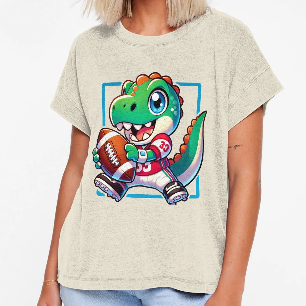 Anime Tyrannosaurus Rex Playing T-Shirt - Unique Graphic for Adults - T-Shirt, Sweatshirt, Hoodie