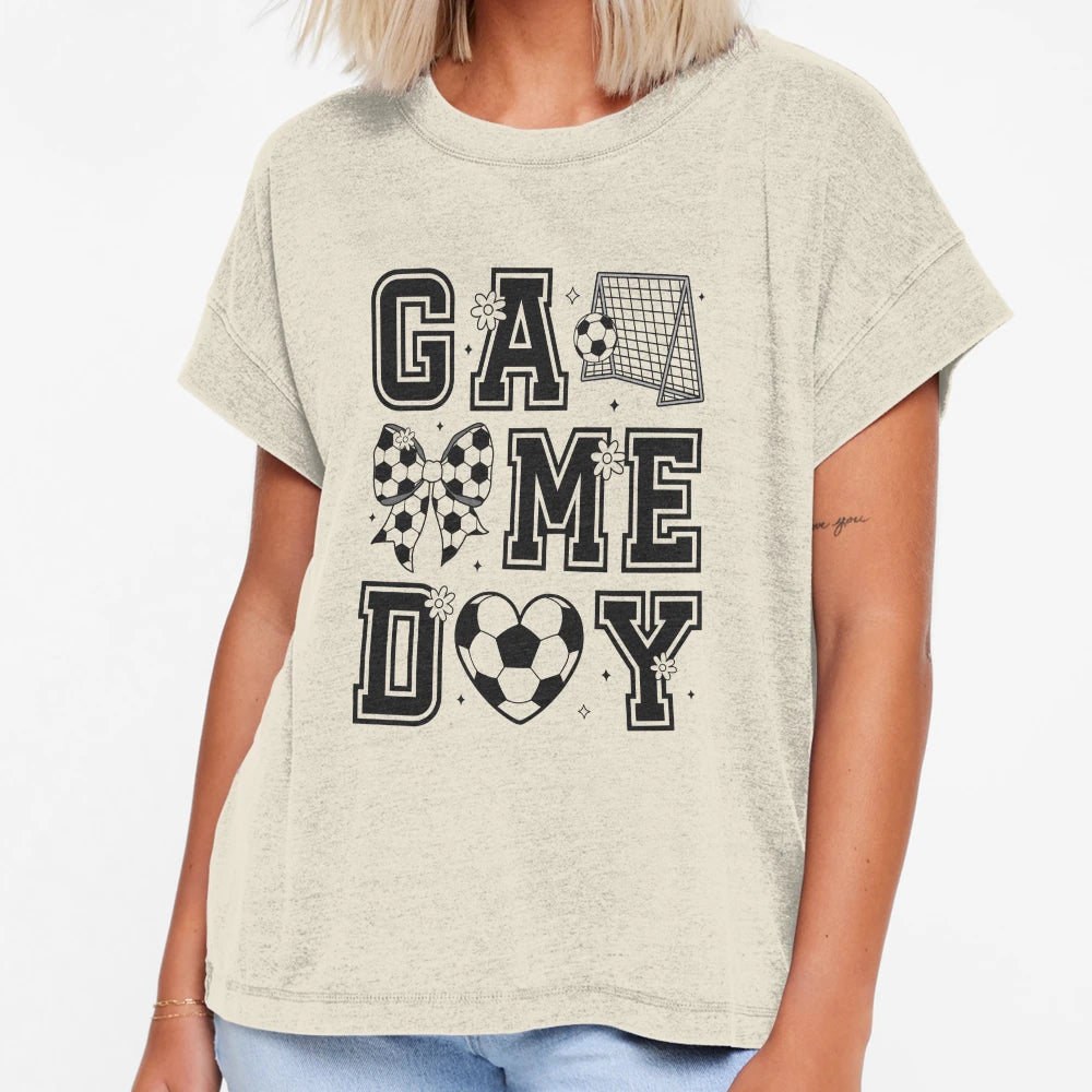 Soccer Game Day T-Shirt - Aesthetic Graphic Unisex - T-Shirt, Sweatshirt, Hoodie