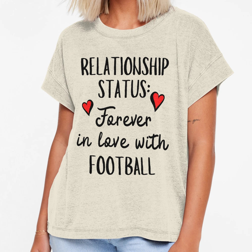 Relationship Status Forever Love T-Shirt - Unique Graphic Men Women - T-Shirt, Sweatshirt, Hoodie