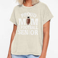 Proud Mom Football Senior Class 2023 T-Shirt - Custom Art Print Unisex - T-Shirt, Sweatshirt, Hoodie