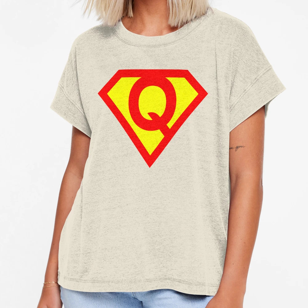 Letter Q Vol 4 Z Super Letter T-Shirt - Minimalist Print Unisex - T-Shirt, Sweatshirt, Hoodie