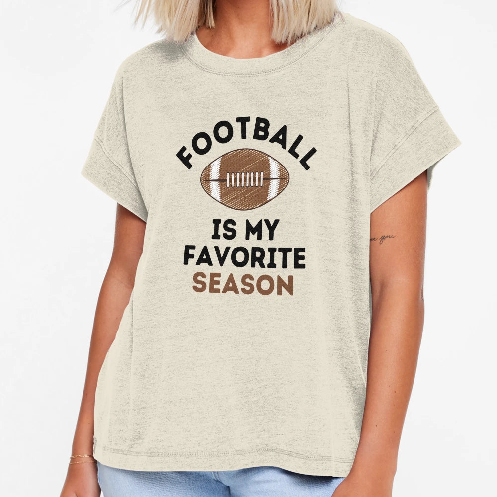 Football Is My Favorite Season Gift T-Shirt - Custom Art Print for Adults - T-Shirt, Sweatshirt, Hoodie