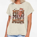 Mom Mom Mom Football Mothers Day T-Shirt - Minimalist Print Men Women - T-Shirt, Sweatshirt, Hoodie